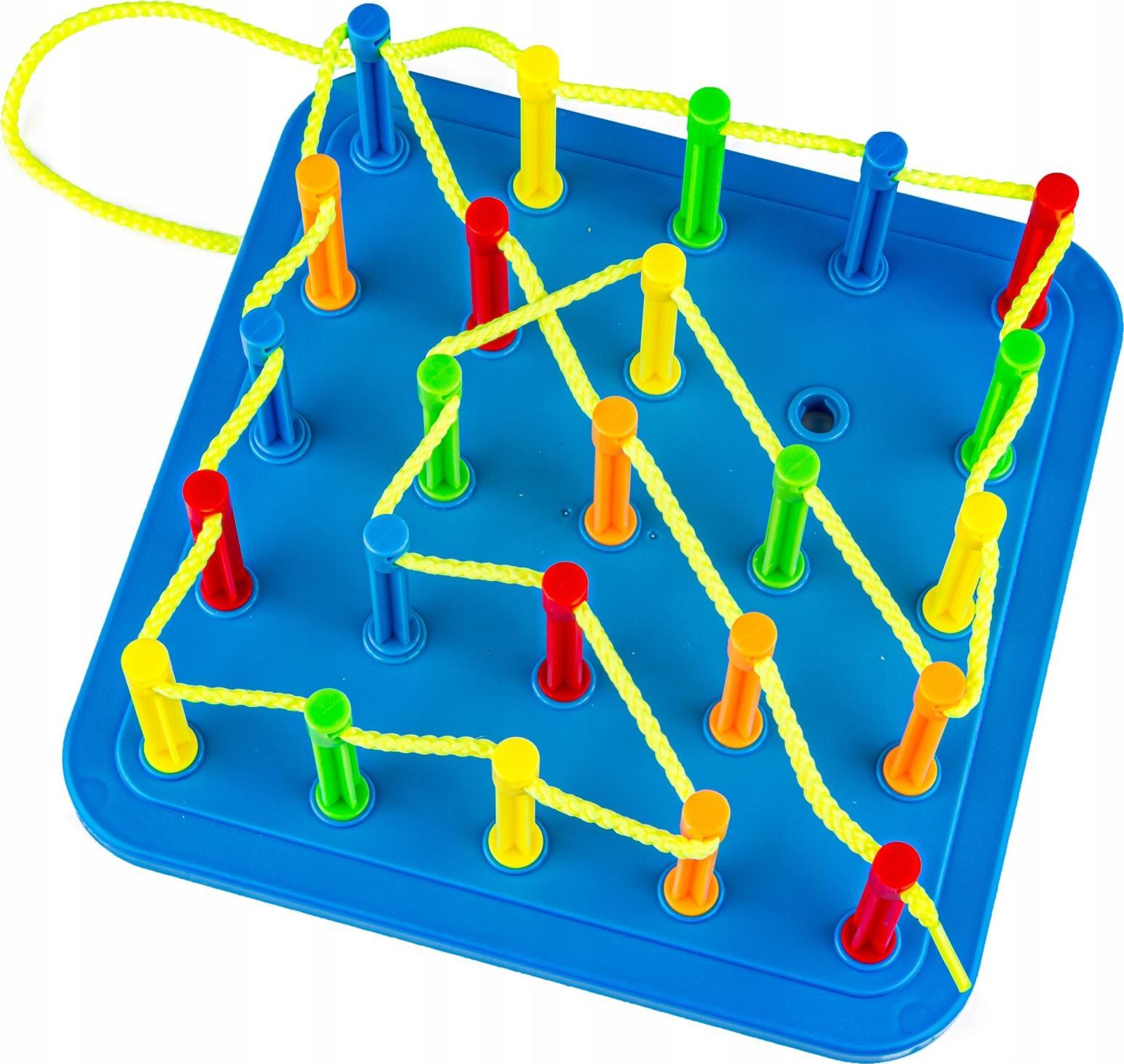 DK Edukacyjna Gra Zręcznościowa - Zawiąż Linę Nawlec Nitkę