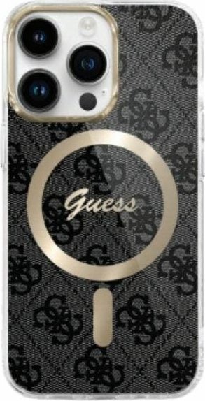 Guess Guess GUHMP16SH4STK iPhone 16 6.1" czarny/black hardcase IML 4G MagSafe