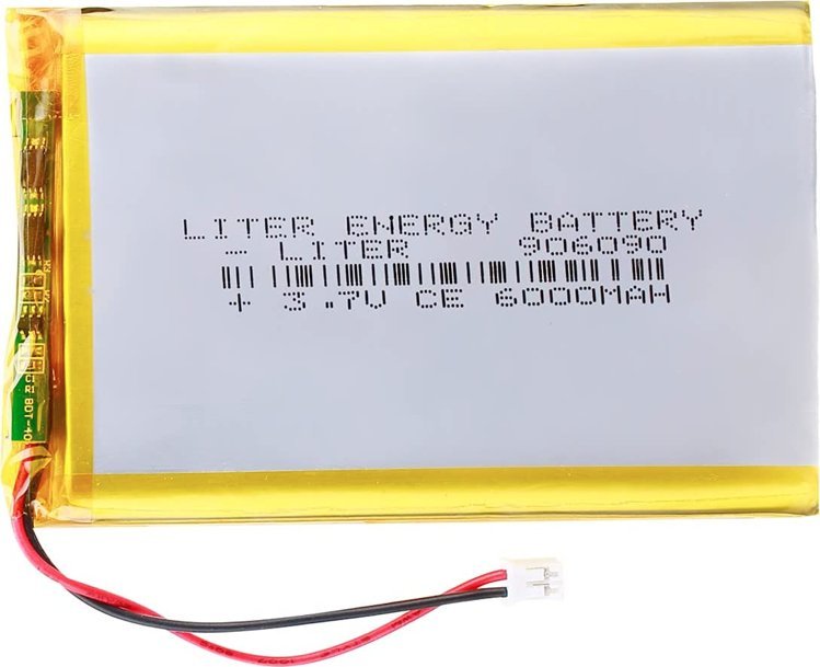 Liter Energy Battery Bateria Akumulator Li-Poly 6000mAh 3.7V JST 906090