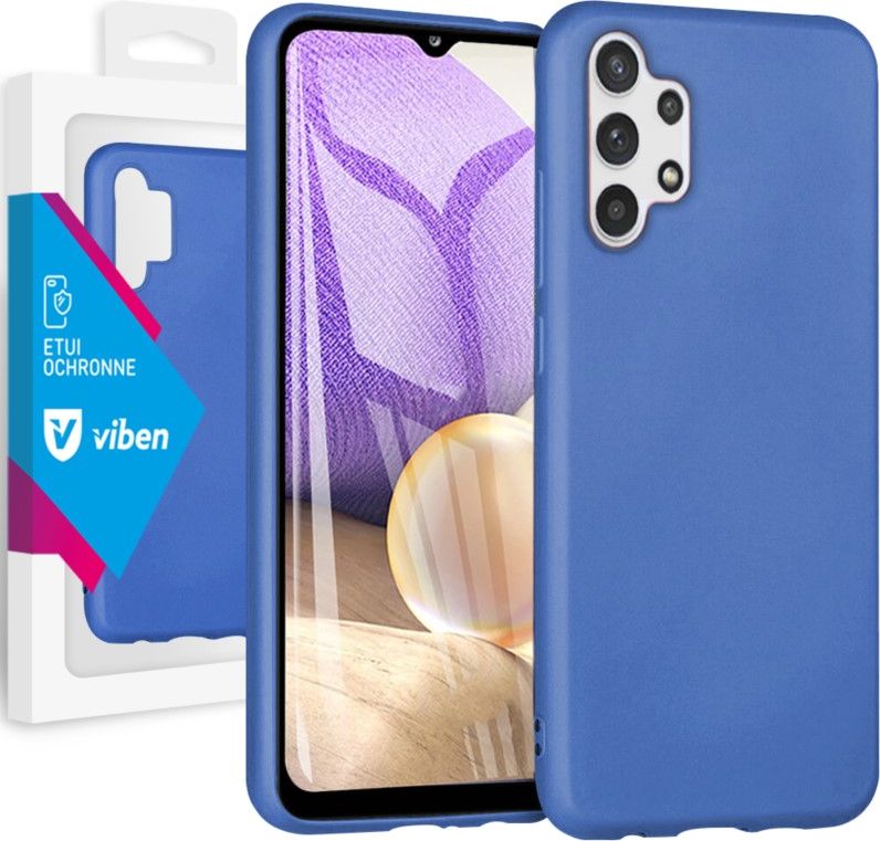 Viben VIBEN Etui Obudowa Liquid Samsung Galaxy A32 4G : Kolor - niebieski