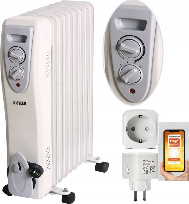Grzejnik Noveen Grzejnik Olejowy Noveen OH999 TUYA SMART 2000W