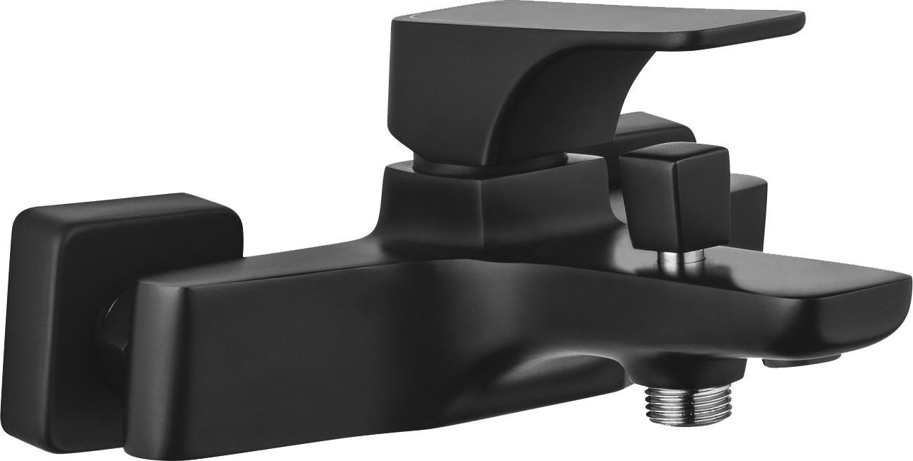 Bateria wannowa Deante Hiacynt ścienne czarny (BQH_N10M)