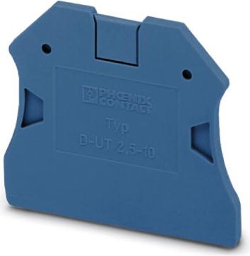 Phoenix Contact Pokrywa zamykająca niebieska D-UT 2,5/10 BU (3047235)