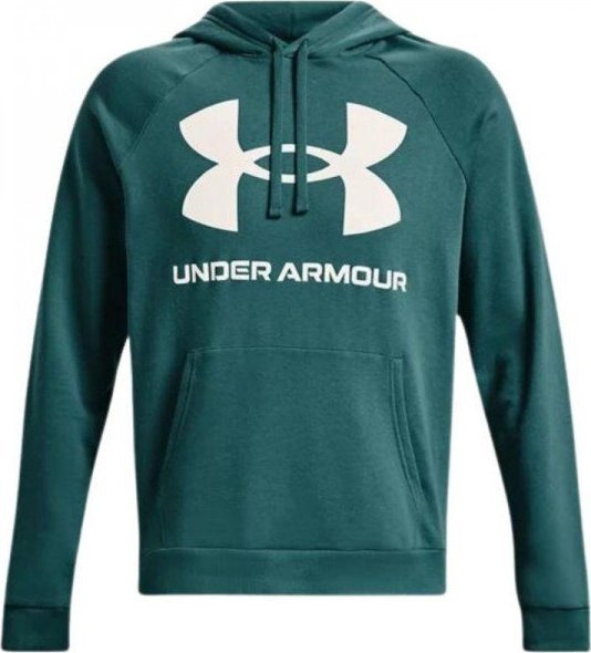Under Armour Bluza męska Under Armour Rival Fleece Big Logo HD zielona 1357093 722 S
