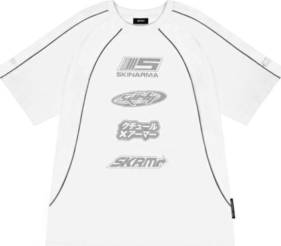 T-shirt Skinarma Delta M biały