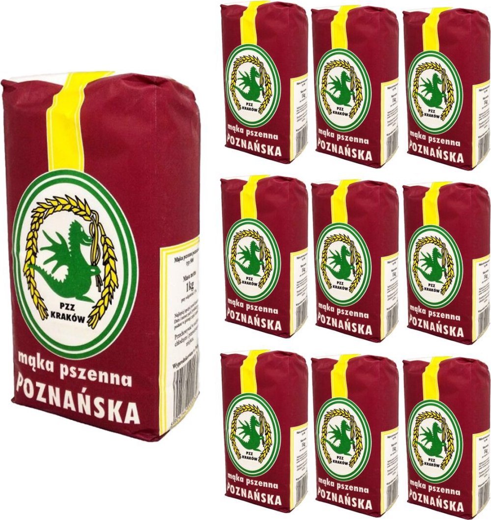 Poznańska mąka pszenna 1kg x10 sztuk