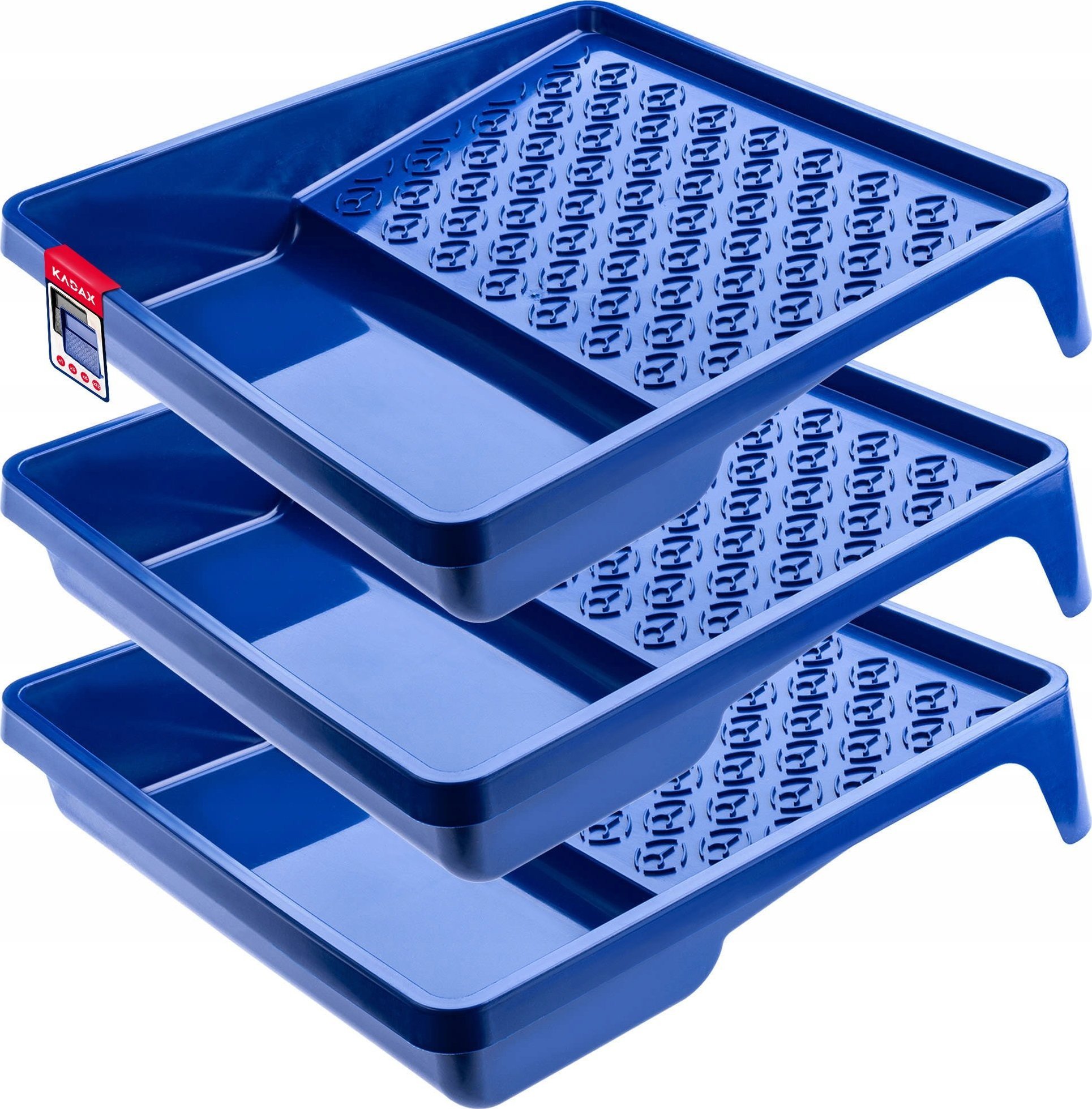 Kadax Kuweta Malarska Na Wałek Farba 320mm Niebieska 3Sz