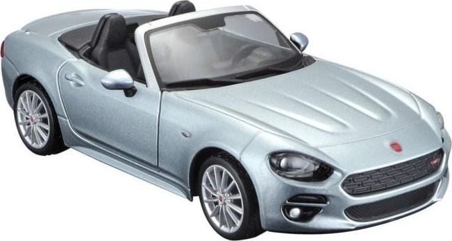 Bburago Fiat 124 Spider Silver 1:24 BBURAGO