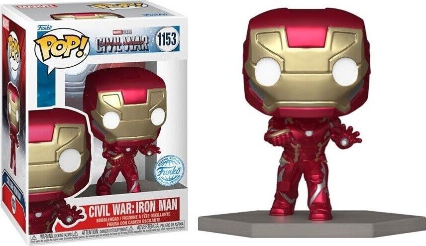 Figurka Funko Pop funko pop! captain america civil war iron man exclusive (1153)