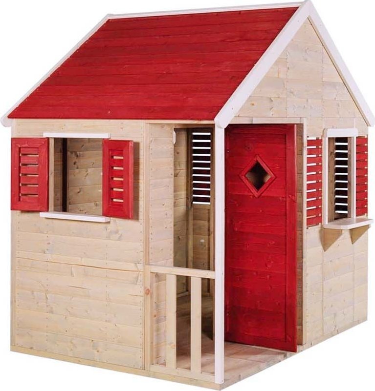 Wendy Wendi Toys drewniany domek do zabawy krokodyl Natura 155x120x168cm