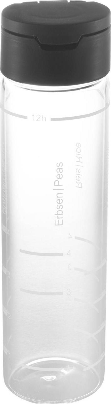 Lurch butelka do płukania ryżu i ziaren, szkło borokrzemowe, śred. 6,5 x 24,5 cm