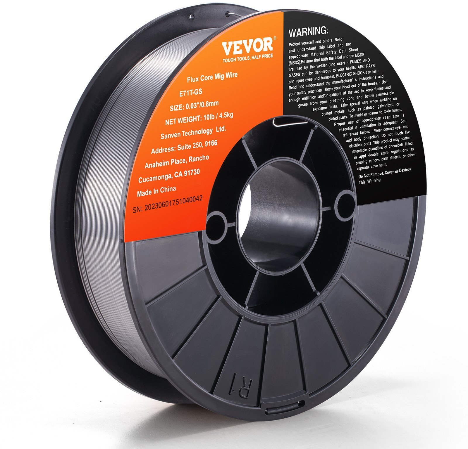 Drut Spawalniczy MIG ze Stali Miękkiej 0,8 x 200 mm