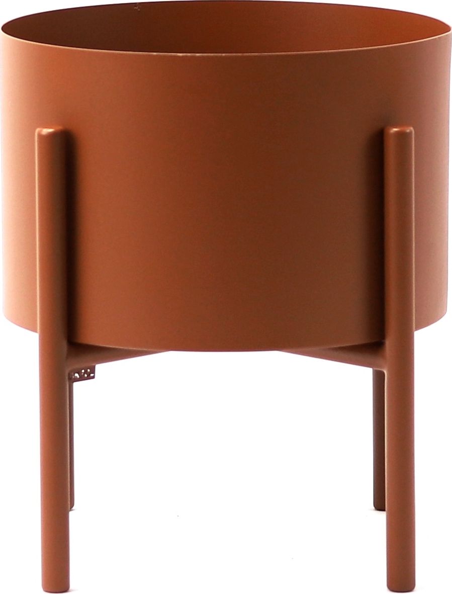 Jakpoldesign Kwietnik Metalowy MOYENE 37cm Miedziany