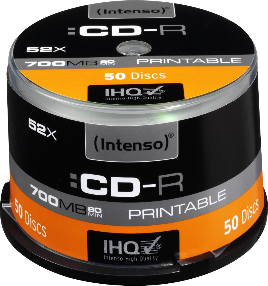 Intenso CD-R 700 MB 52x 50 sztuk (1801125)