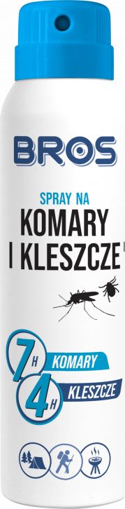 Bros Suchy spray na komary i kleszcze 90 ml