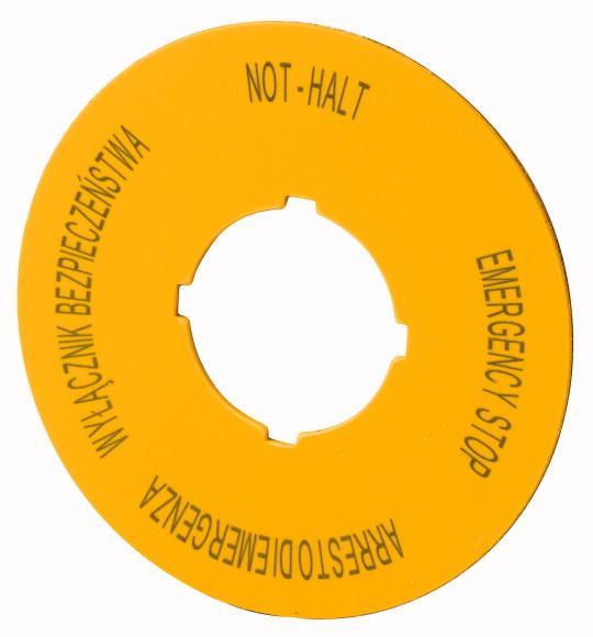 Eaton Tabliczka opisowa M22-XBK15 d=60mm 167638