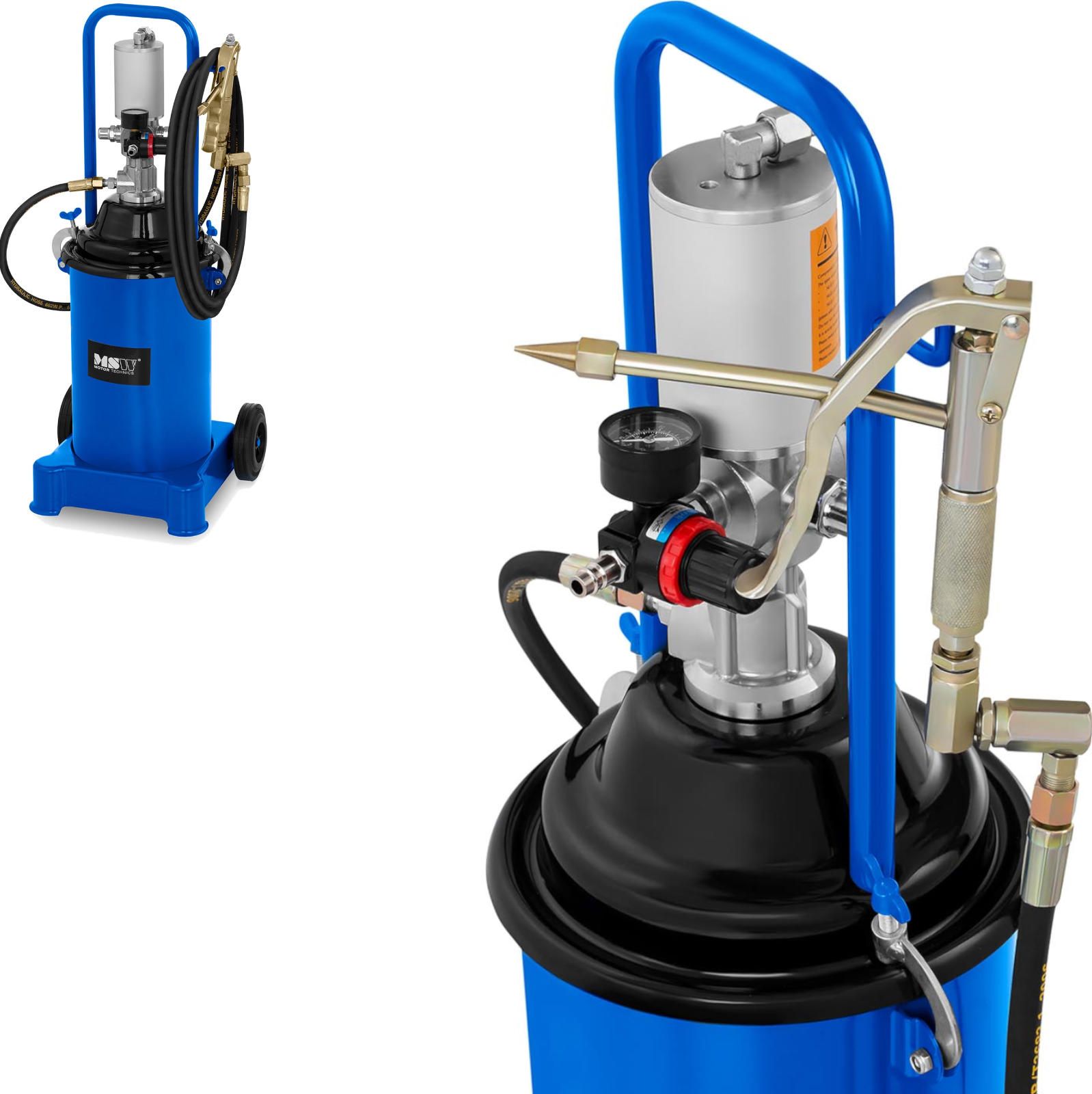 MSW Smarownica towotnica pneumatyczna do maszyn 50:1 12L ZESTAW