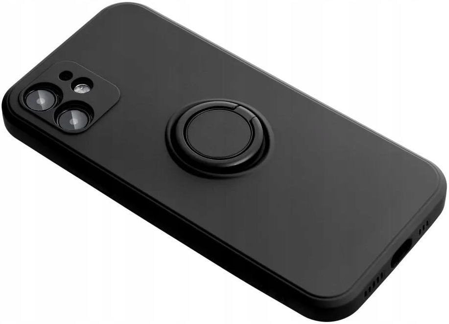 Futerał SILICONE RING do IPHONE 16e (SE 4 2025) czarny