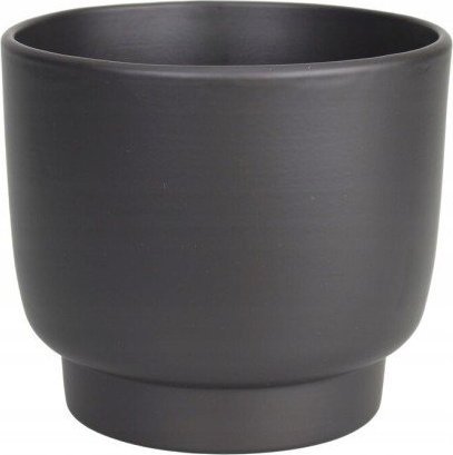 Cermax Osłonka ceramiczna na doniczkę antracytowa 17 cm