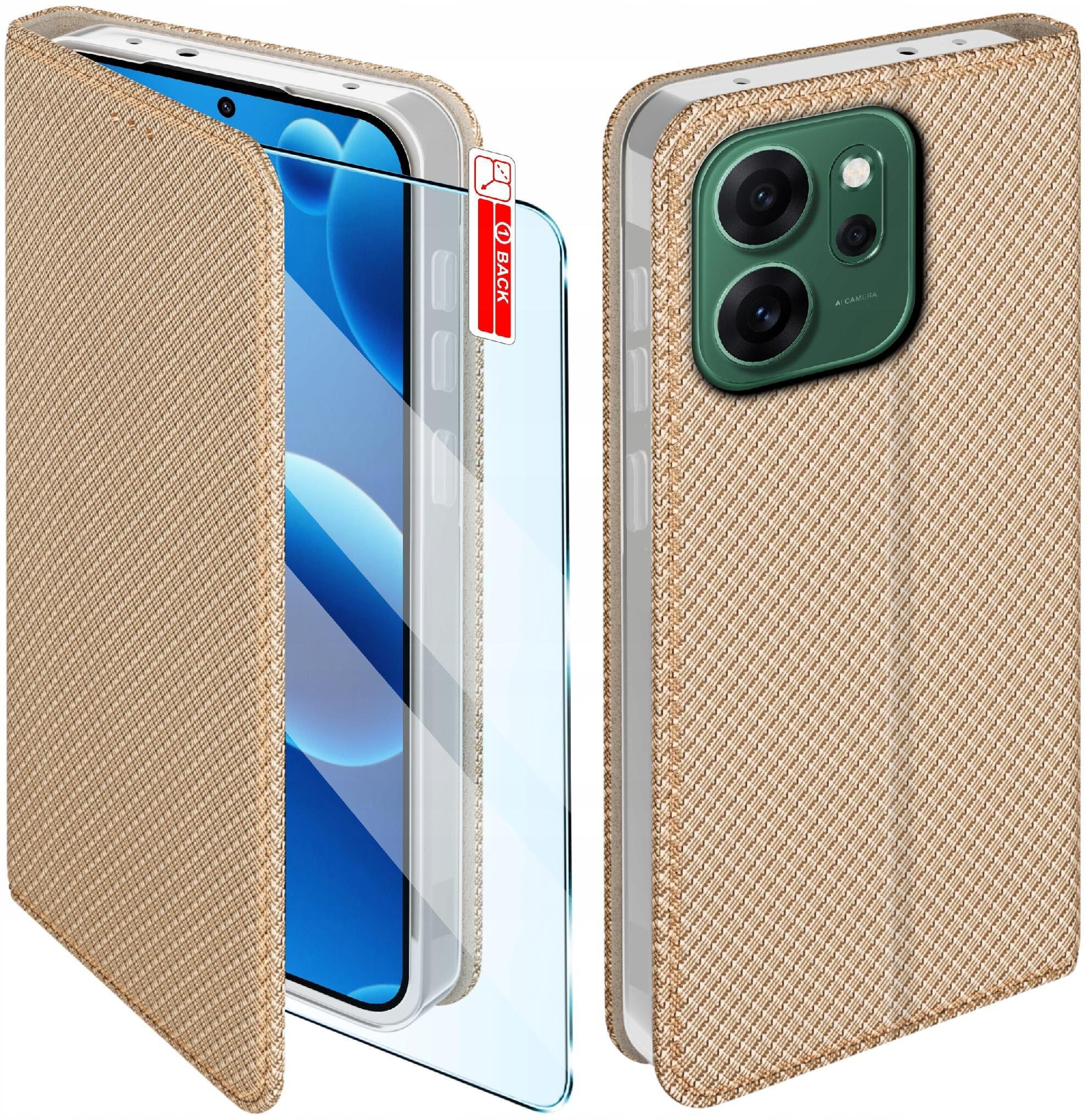 Etui MAGNET do Oppo Reno 14 FS 5G|14F 5G |14 5G Zamykane Futerał + Szkło 9H