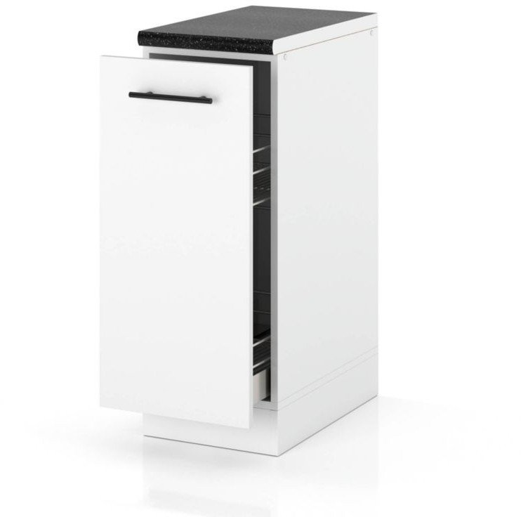 Szafka Kuchenna Stojąca Z Blatem Szafka Cargo 30cm Spremium Biały Mat