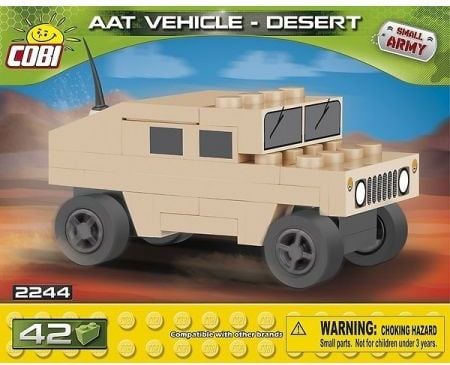 Cobi Klocki Mała Armia NATO AAT Vehicle Desert Nano