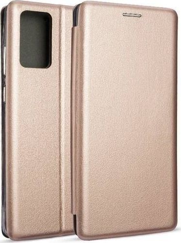 Etui Book Magnetic Samsung Note 20 N980 różowo-złoty/rose gold