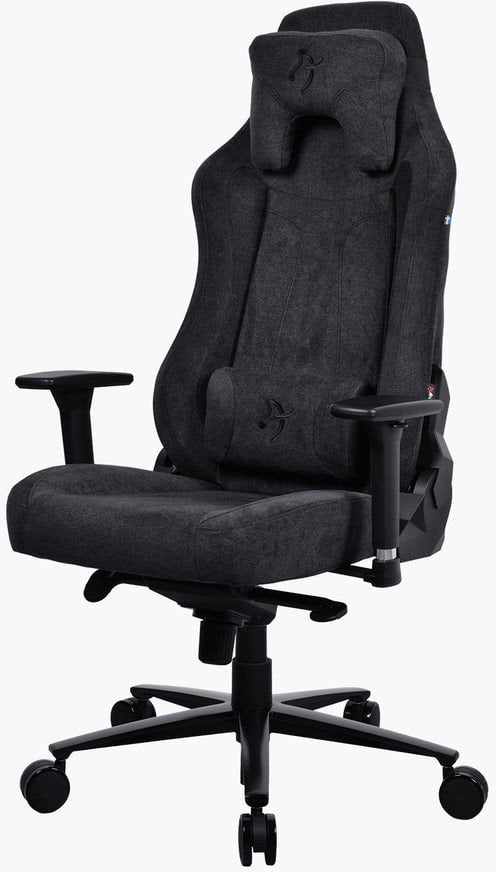 Arozzi Gaming Stuhl Vernazza Pure Black SoftFabric