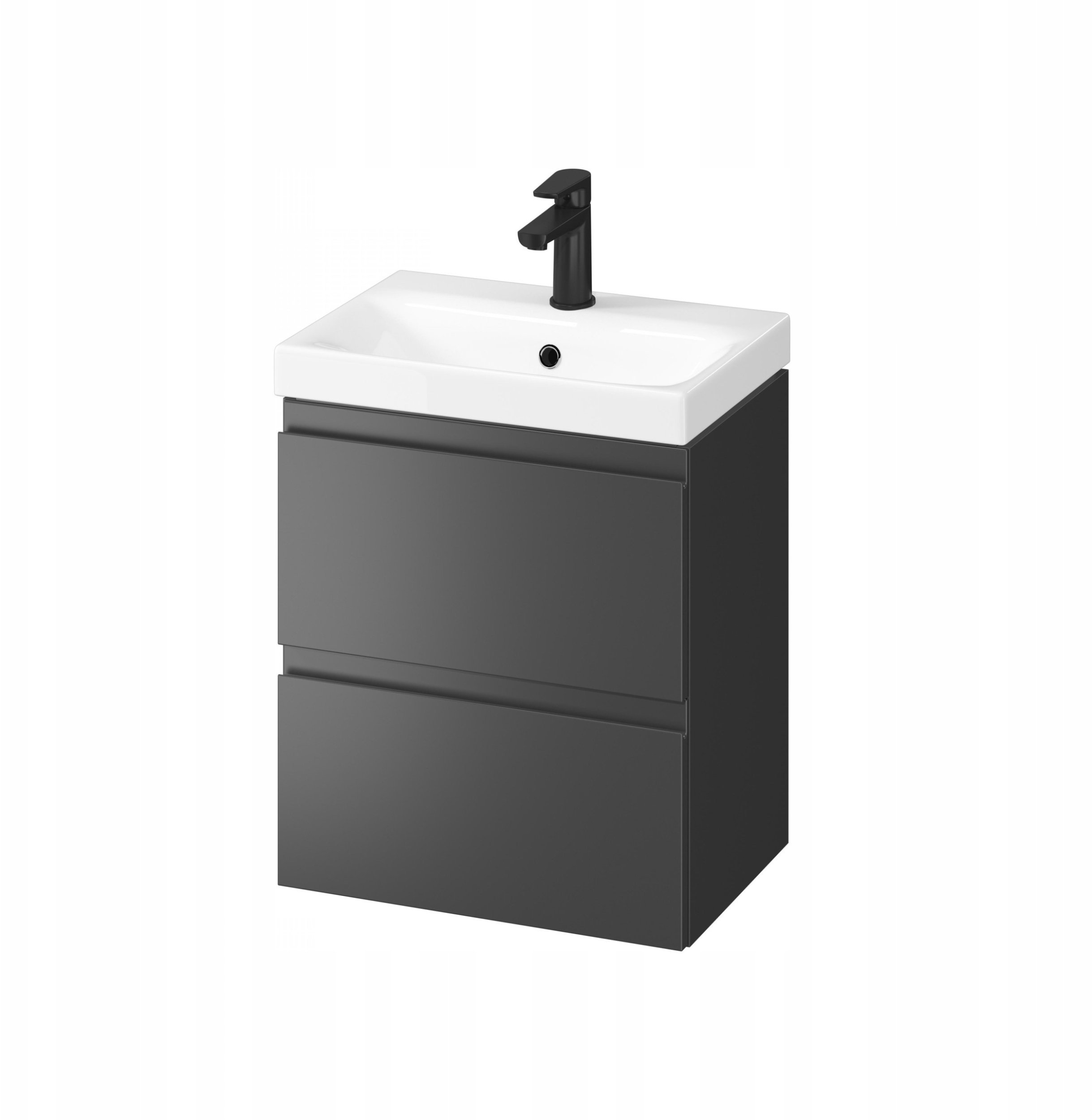 Cersanit SET B888 MODUO SLIM 50 ANTRACYT zmontowany