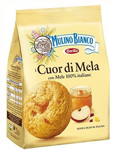 Mulino Bianco Ciastka jabłkowe Serce z jabłka 300g -