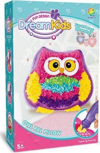 Zestaw Kreatywny Wyszywanka Poduszka Pluszowa Maskotka Do Szycia DIY SOWA