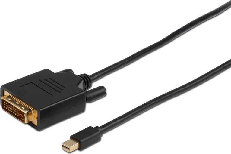 Kabel MicroConnect DisplayPort Mini - DVI-D 2m czarny (MDPDVI2B)
