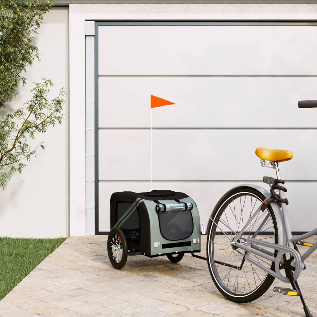 Przyczepka rowerowa dla zwierząt, tkanina Oxford i żelazo