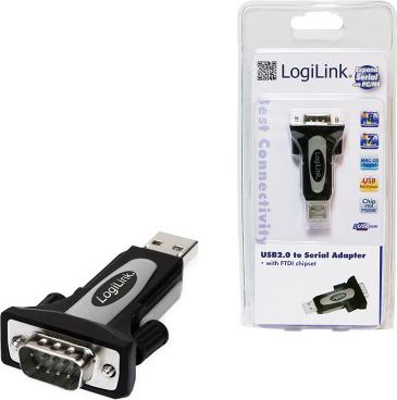 Adapter USB LogiLink USB - RS-232 Czarny (AU0034)