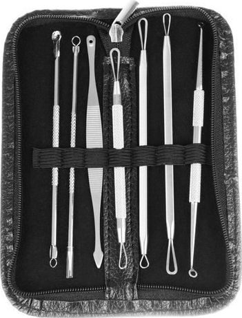 Iso Trade Łyżeczki do usuwania wągrów- zestaw 7szt