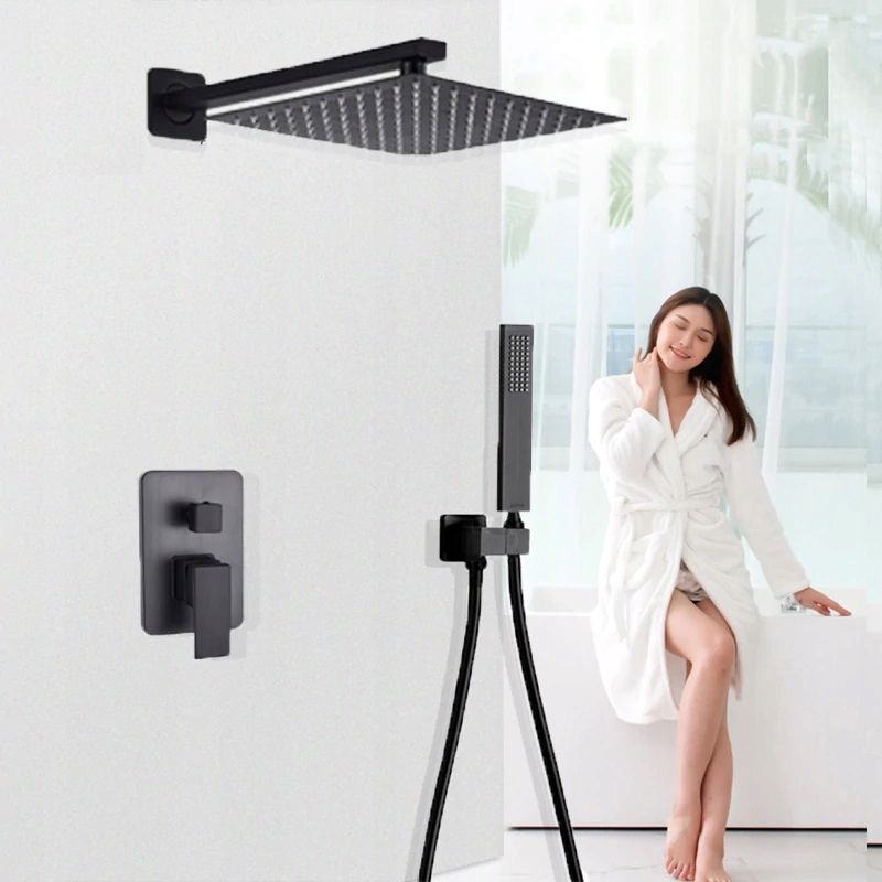 Zestaw prysznicowy PDS Brak danych czarny