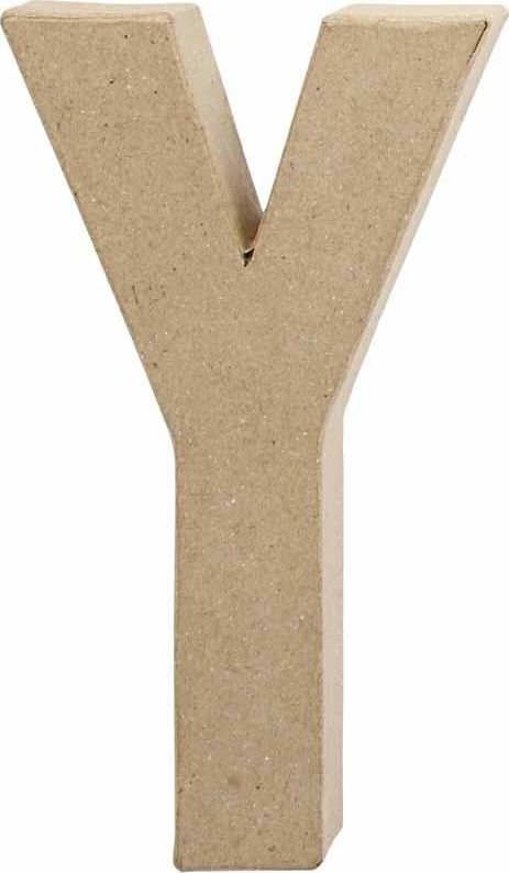 Creativ Company Litera Y z papier-mache H: 20,5 cm