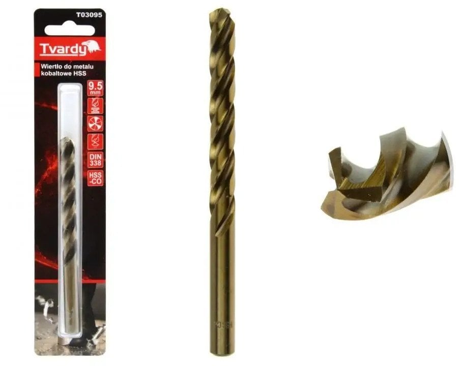 Wiertło do metalu kobaltowe HSS M35 10 mm (1/48/192)