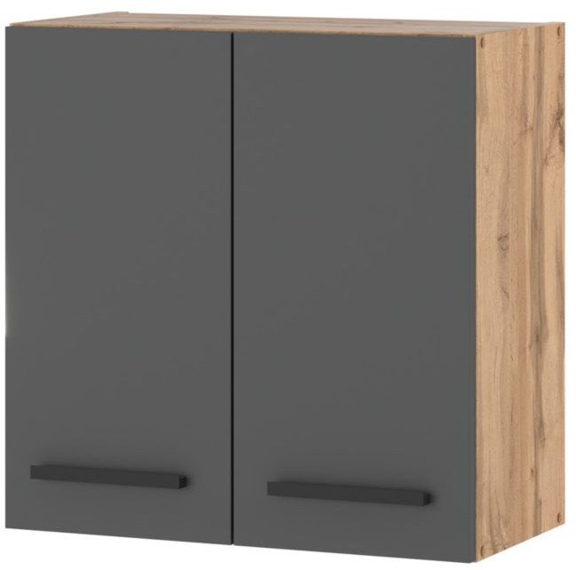 Szafka Kuchenna Wisząca Górna Modułowa 60cm Blande Wotan Szary Mat