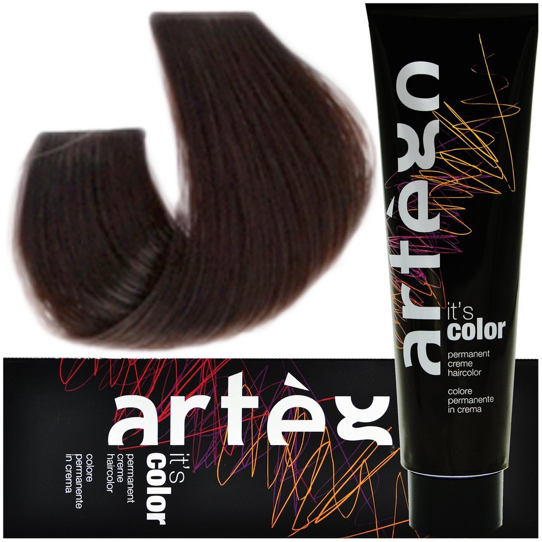 Artego Its Color Farba do włosów w kremie 150ml Złocisty Brąz (4.3 - 4G)