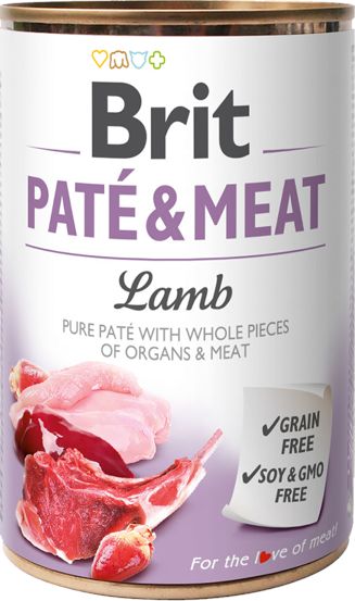 Brit BRIT PATE&MEAT Lamb 400g JAGNIĘCINA 51