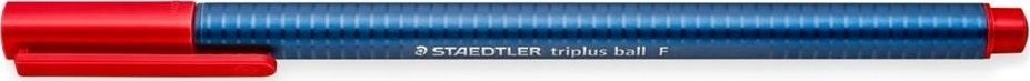 Staedtler Długopis triplus ball F czerwony (10szt) STAEDTLER