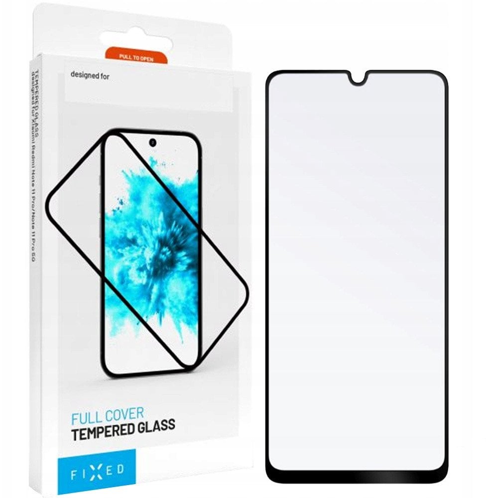 Fixed Screen Protector | Realme | C61/C63/Note 60 | Tempered Glass | Juodas | Full Cover 2.5D
