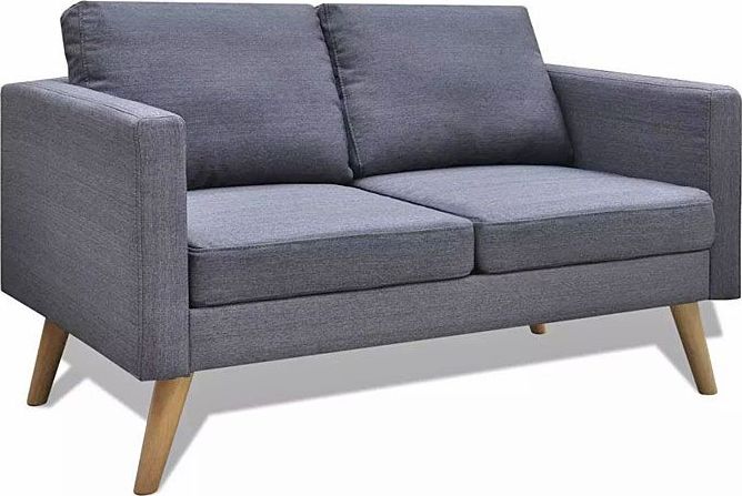 Elior Sofa dwuosobowa Lavinia 3S - ciemny szary