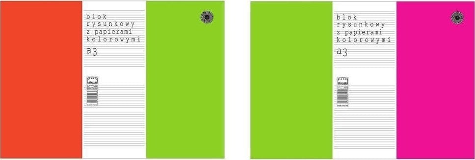 Ziemia Obiecana Blok rysunkowy A3/15K kolorowy (10szt)