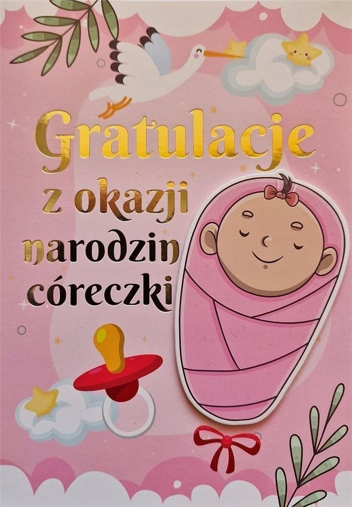 Yeku Karnet Narodziny dziewczynka