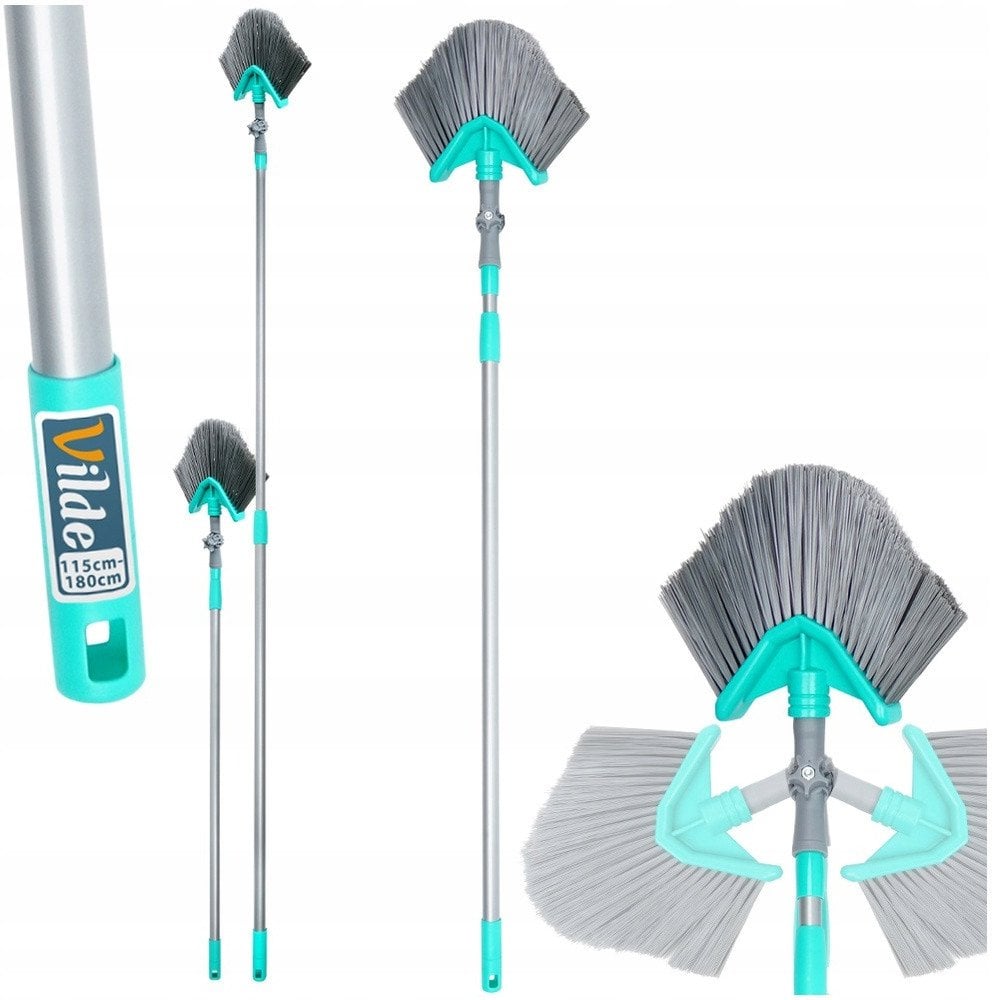 Miotła teleskopowa do kurzu i pajęczyn trójkątna 115-180 cm