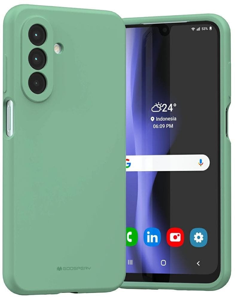 Etui Mercury Silicone do Samsung Galaxy A26 zielony