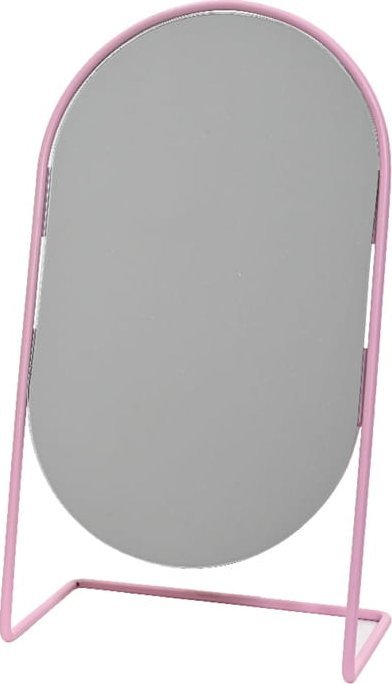 Lusterko kosmetyczne 15,2x26cm Minimalistyczne z metalowym rantem