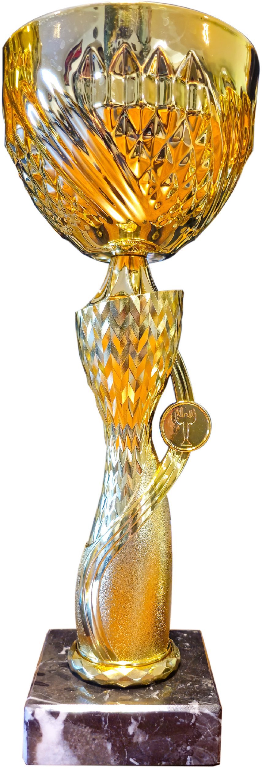 Victoria Sport Puchar plastikowy złoty - BIEGI MĘŻCZYZN